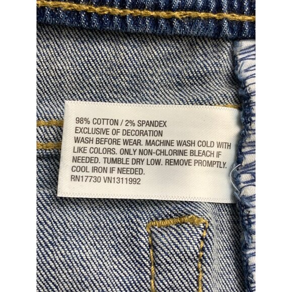 Cat & Jack Boys Blue Denim Distressed Flexible Drawstring Bermuda Shorts Size XS - Picture 8 of 10